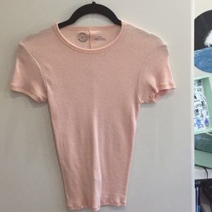 urban outfitters light pink top
